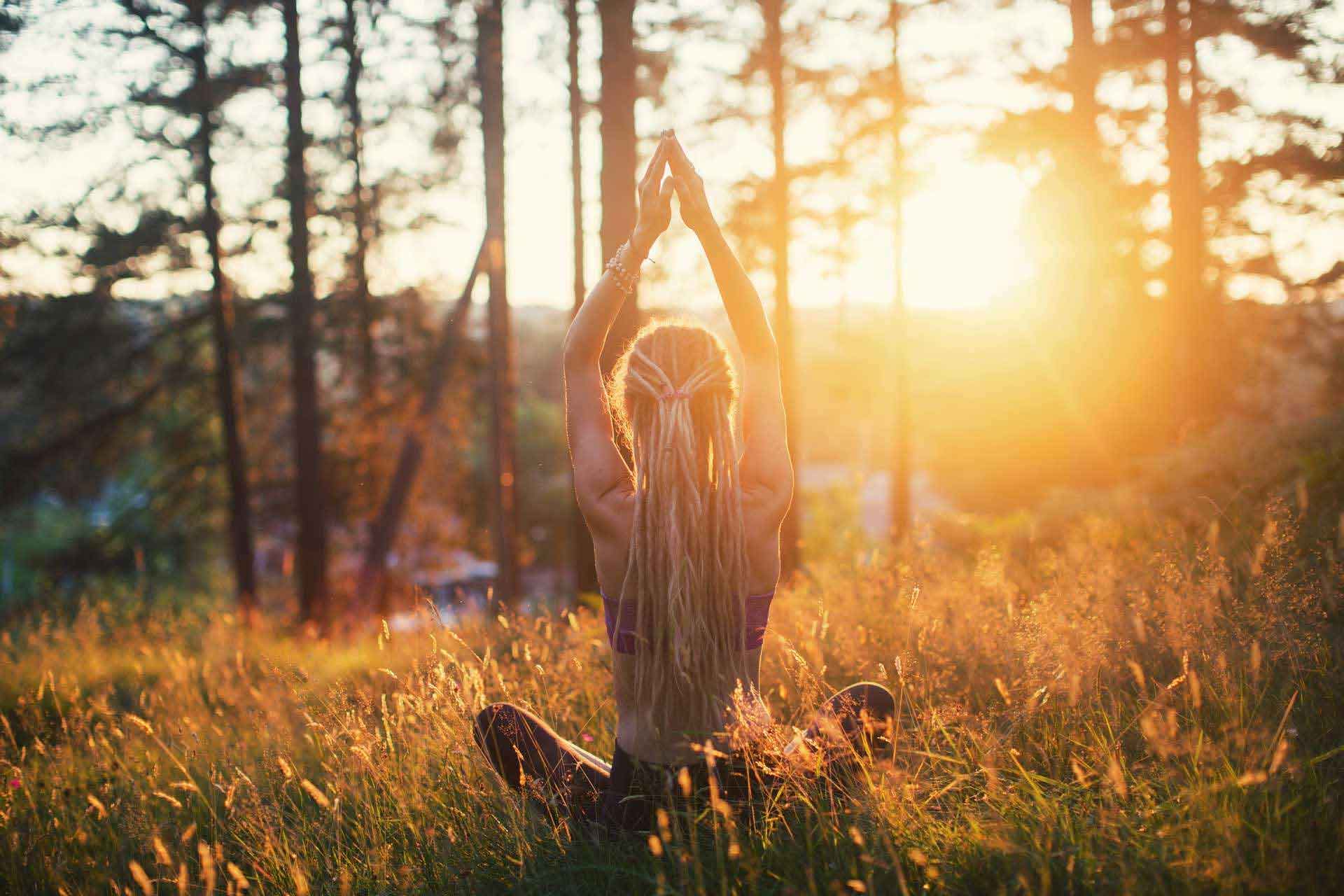 Yoga und Meditation in der Natur